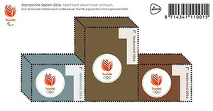 Nederland 2016 Olympische spelen - olympics Rio blok -m/s postfris/mnh - Imagen 1 de 1