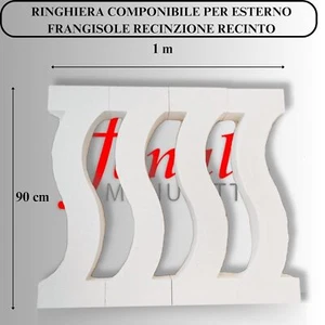 Fanuli manufatti - Ringhiera in cemento vari modelli, componibile e su misura. - Foto 1 di 24