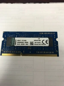 4GB Kingston 1600MHz DDR3 RAM für Laptops KVR16S11S8/4 PC3 SODIMM CL11 - Bild 1 von 3