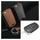  Leather Key Case Fob for Vauxhall Astra Insignia Vectra Corsa 2 or 3 Buttons