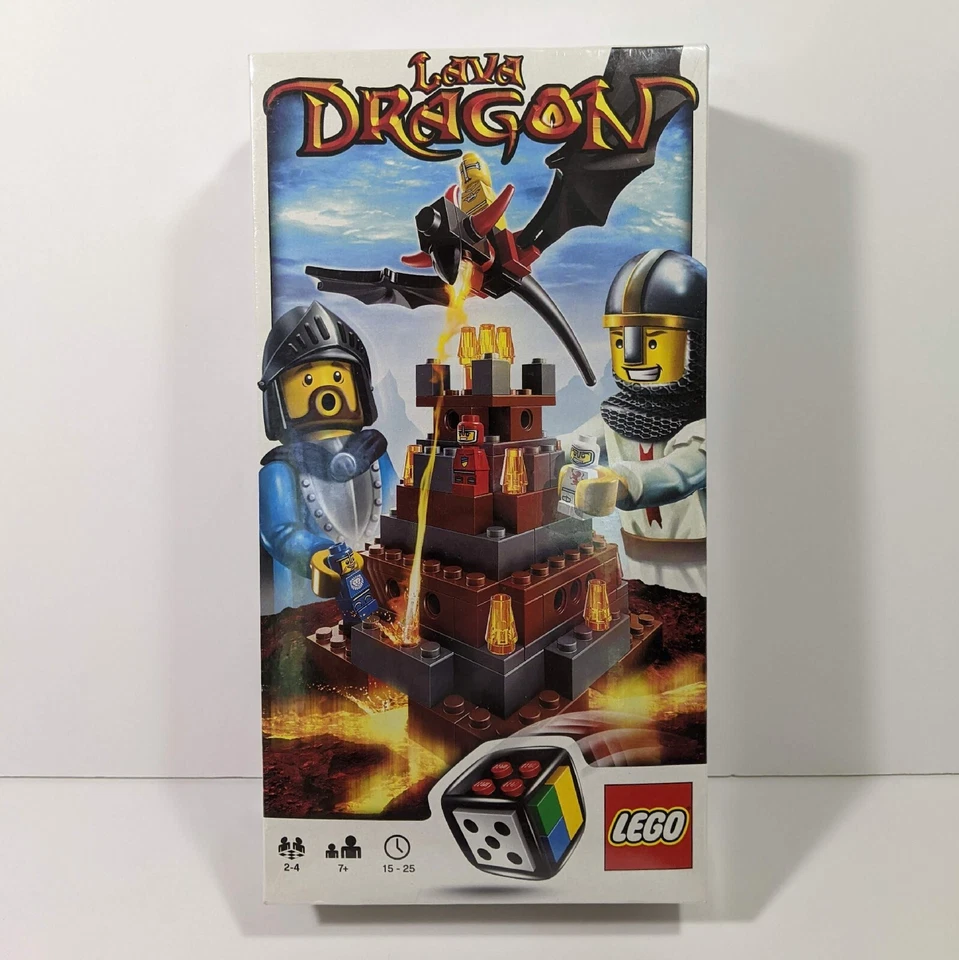 NEW SEALED LEGO Games Lava Dragon 3838 Retired 4 Minifigs Castle Factory 2010 - Image 1 of 4