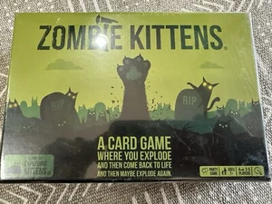 ZOMBIE KITTENS CARD PARTY GAME BY EXPLODING KITTENS 2-5 PLAYERS AGES 7+ - Picture 1 of 2