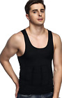 Odoland Men’s Medium Body Shaper Slimming Shirt Tummy Vest Thermal Compression B