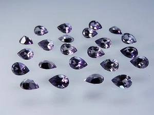 Alexandrite Pear Shape SIZE CHOICE Loose CZ Stones Color Change Gemstones - Picture 1 of 4