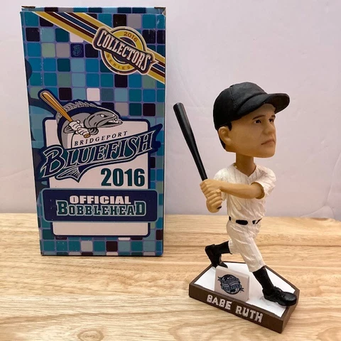 *RARE* BABE RUTH Bridgeport Bluefish Official Collectors Bobblehead (SGA 2016) Cover