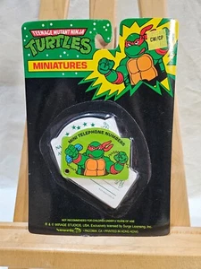 Mini libro de números de teléfono vintage Teenage Mutant Ninja Turtles TMNT miniaturas - Imagen 1 de 7