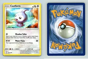 Castform #105/145 Sun & Moon Guardians Rising Common Pokemon 2017 TCG Card - Picture 1 of 1