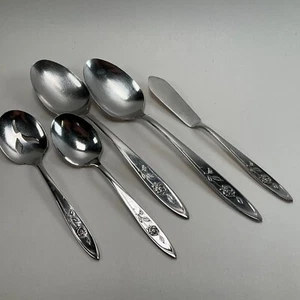 Oneida My Rose Stainless Steel Serving Pieces - Set of 5 - Picture 1 of 6