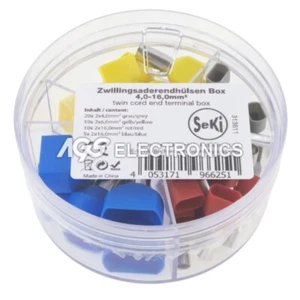 SORTIMENT DOPPELKABELKLEMME 4-16mm - TWIN CORD END TERMINAL BOX - Bild 1 von 1
