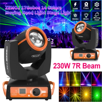 7R Beam 230W Moving Head Effect Light Beam Sharpy Prism DJ Party Stage Lighting - Image 1 of 4