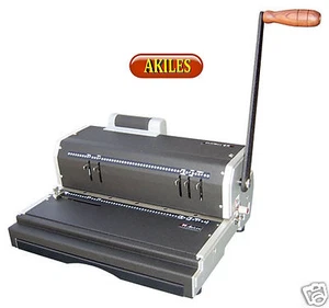 Akiles Coilmac-ER Coil Binding Machine & Punch with Electric Inserter ( New ) - Picture 1 of 5
