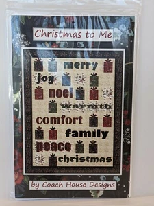 Christmas to Me Quilt Pattern by Coach House Designs 56 x 72" Cherniwchan Winter - Picture 1 of 2