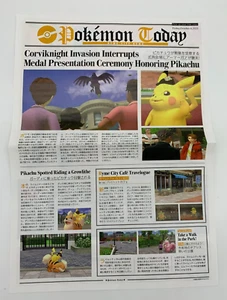 Detective Pikachu Returns Japanese Promo Flyer "Pokemon Today" Zeitung - Bild 1 von 2