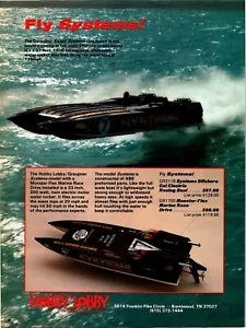 Graupner Systems RC Catamaran Print Ad Ephemera Wall Art Decor - Picture 1 of 1