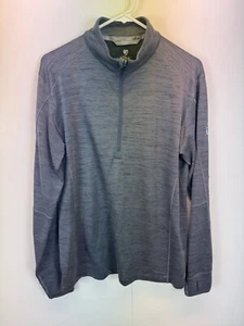 Kuhl Alloy 1/4 Zip Pullover Mens Large Shirt Gray Outdoors Casual Base Layer - Picture 1 of 9