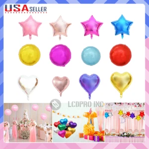 18" Folie Stern Herz Runde Kugel Ballons Mylar Ballons Party Geburtstag Baby USA - Bild 1 von 42
