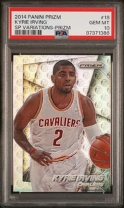 2014-15 Panini Prizm Kyrie Irving SP Variations Silver Prizm PSA 10 GEMA COMO NUEVO - Imagen 1 de 3