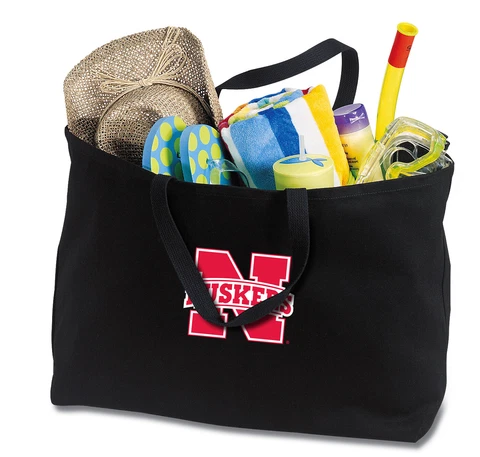 UNL Canvas Tote University of Nebraska Reusable ShopperMOTHER'S DAY GIFT Cover