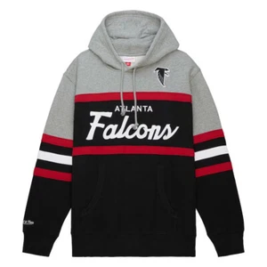 NWT Men's Atlanta Falcons Mitchell & Ness Head Coach Pullover Hoodie - Picture 1 of 2