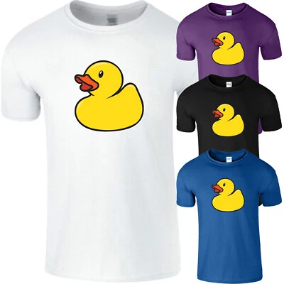 Rubber Duck Toy Kids T-Shirt Funny Cartoon Gift Children Boys Girls Tee Top Xmas