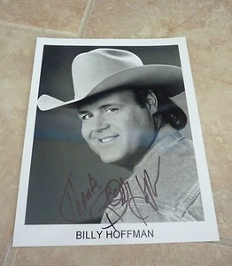 Billy Hoffman Country Music Signed Autograph Promo Photo 8x10 - Picture 1 of 1