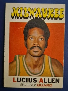 LUCIUS ALLEN 1971-72 TOPPS BALONCESTO #27 - Imagen 1 de 2