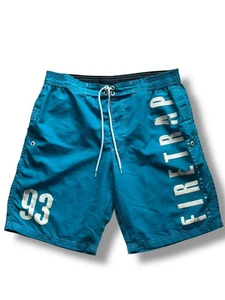 Pantalones Cortos de Natación Hombre Azul Firetrap Boardwalk Talla Pequeña Excelente Estado - Imagen 1 de 8