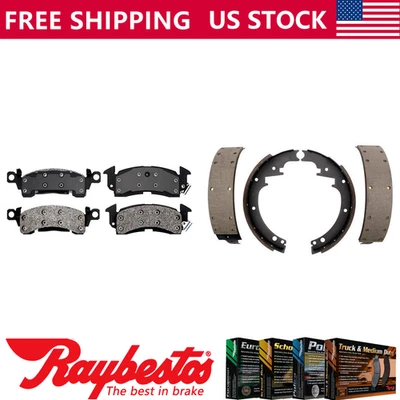 Pastillas de freno delanteras metálicas y zapatas traseras Element3 para Oldsmobile 98 1971-1975 Foto 1 de 4