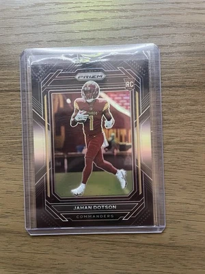 2022 Panini Chronicles - Prizm Black Jahan Dotson #PB-15 (RC) - Image 1 of 2