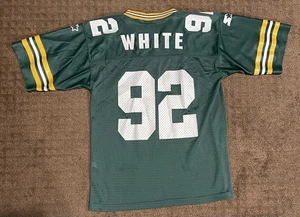 VINTAGE Starter Green Bay Packers Trikot Herren klein grün Reggie weiß Football - Bild 1 von 8