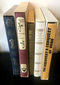 FOLIO SOCIETY 5 BOOKS LAMAS OF THE WESTERN HEAVENS, UNE VIE, CONQUEST OF PERU - Foto 1 di 12
