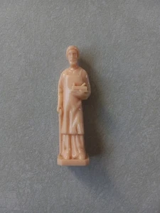 Statua San Giuseppe Operaio Statua Cattolica 3,5 Pollici Stampata Rara - Foto 1 di 3