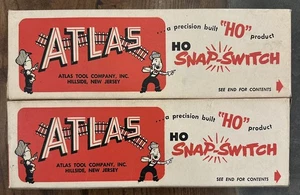 Atlas HO Snap Switch Remote Control Left #50 & Right #51 Vintage Train Tracks - Picture 1 of 3