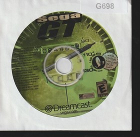 Sega GT Sega Dreamcast Video Game No Case Disc Only