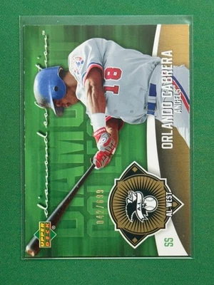 2006 Upper Deck Diamond Collection Gold Parallel #DC-OC Orlando Cabrera /699 - Image 1 of 2