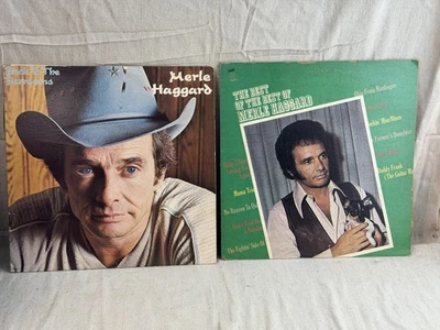 Merle Haggard - Back To The Barrooms / Best of the Best ~ Ultrasonic Clean - Image 1 of 4