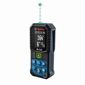 Blaze 165 Fuß Dual Power Akku grün Laser Entfernungsband Messwerkzeug W blau - Bild 1 von 12