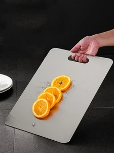 Titanium Cutting Board Double-Sided Titanium Chopping Boards for Kitchen Camping - Picture 1 of 7