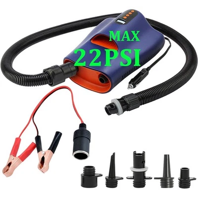 22PSI SUP Air Pump Electric Stand Up Paddle Board Pump SUP Air Compressor Dua... Foto 1 de 4