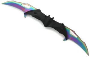 Cuchillo de Bolsillo Plegable Táctico Ojo de Serpiente Doble Hoja Diseñado Acción Asistida - Imagen 1 de 5