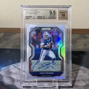 2020 Panini Prizm Silver Jake Fromm #310 BGS 9.5/10 GEM MT Rookie Auto RC - Picture 1 of 1