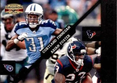2011 Gridiron Gear Crash Course #3 Cortland Finnegan Arian Foster Titans Texans - Image 1 of 2
