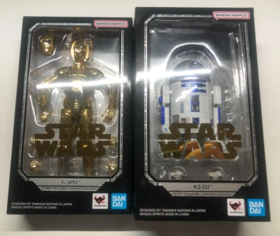 S.H.Figuarts C-3PO & R2-D2 set Classic Ver. (STAR WARS: A New Hope) SHF Bandai - Image 1 of 4