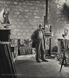 1950s Vintage LE CORBUSIER Architect Studio WILLY MAYWALD Original Photo Gravure - Picture 1 of 1