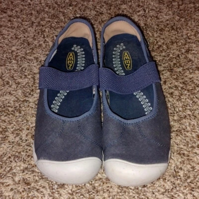 Zapato Keen Sienna Mary Jane Lona Azul Talla US 8 EU 38.5 UK 5.5 Foto 1 de 4