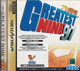 Greatest Nine '97  Sega Saturn Japan Import  Mint/N.Mint    US SELLER