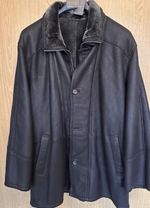 Herrenlederjacke mit Lammfell - Bild 1 von 5