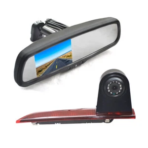Parking Reverse Camera & Rear View Mirror Monitor for Ford Transit Custom - Picture 1 of 8