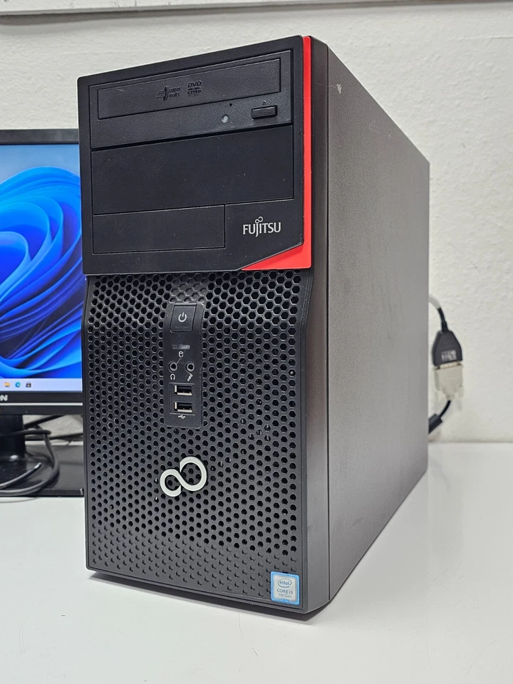 Fujitsu PC 8GB i3-6 3,7Ghz 240GB SSD Windows 11 Pro 24er + Office 2019 Computer - Bild 1 von 4