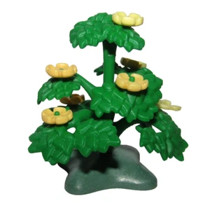 Playmobil Miniature Bush little tree yellow flowers vegetation / forest - C11 - Picture 1 of 3